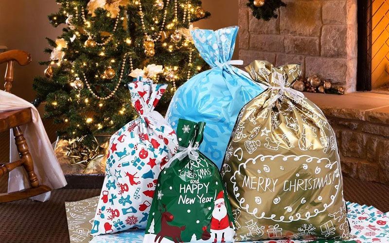 Drawstring Christmas Bags