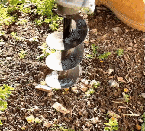 Garden Spiral Hole Drill Planter Garden Spiral Hole Drill Planter