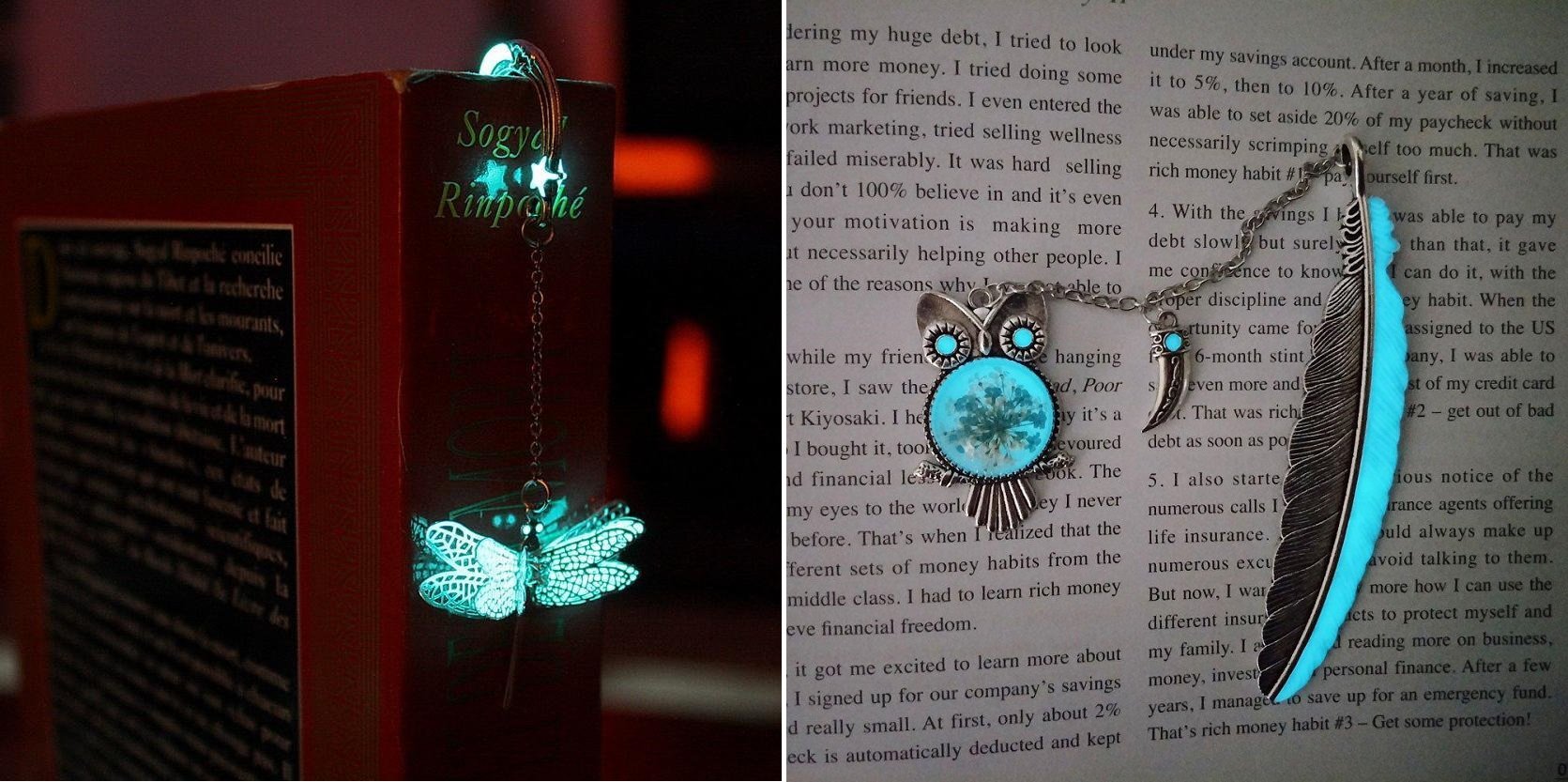 Handmade Glowing Bookmark