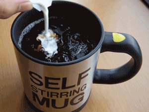 Self-Stirring Coffee Mug Self-Stirring Coffee Mug