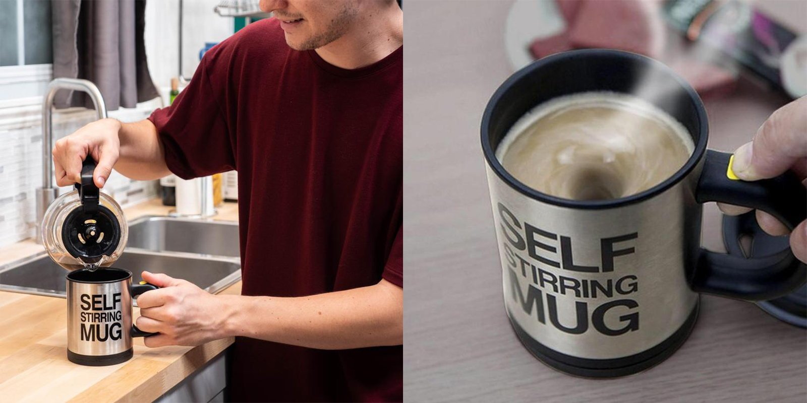 Self Stirring Coffee Mug