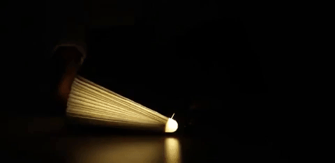 Wood Book Lamp Wood Book Lamp