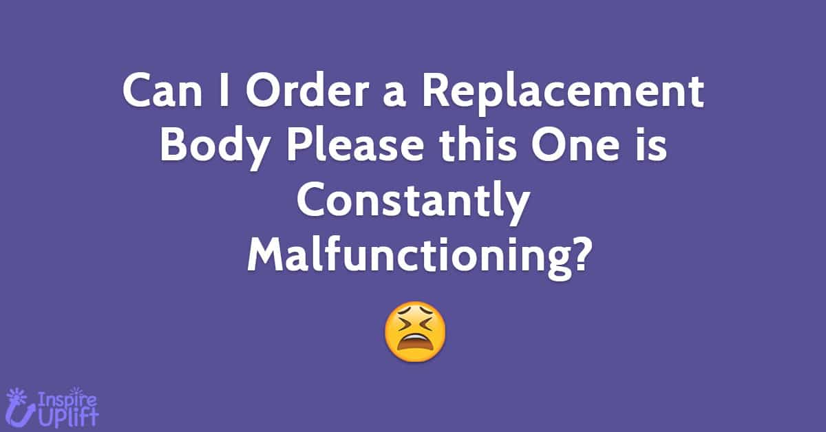 Can I order a replacement body please this one is constantly malfunctioning