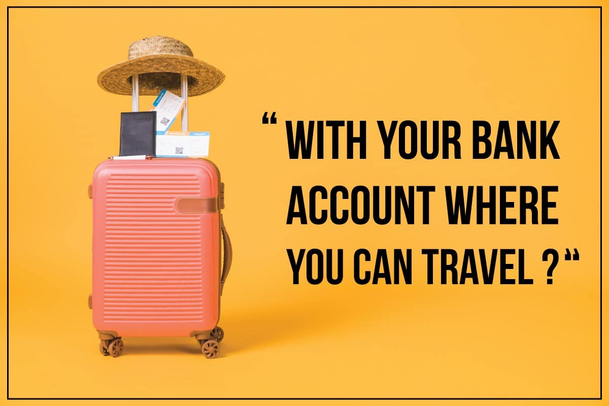 With your bank account