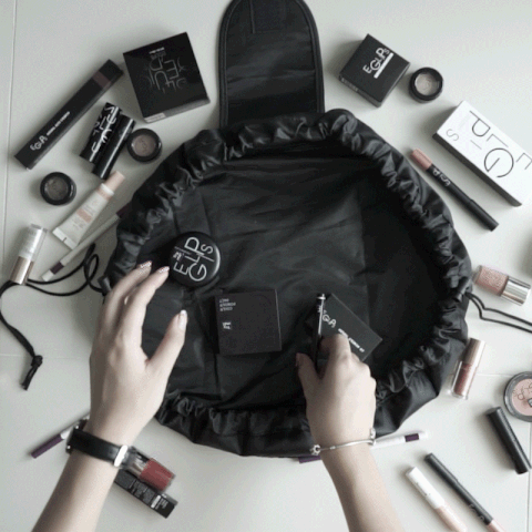 Travel Make up Wrap Bag Travel Makeup Wrap Bag