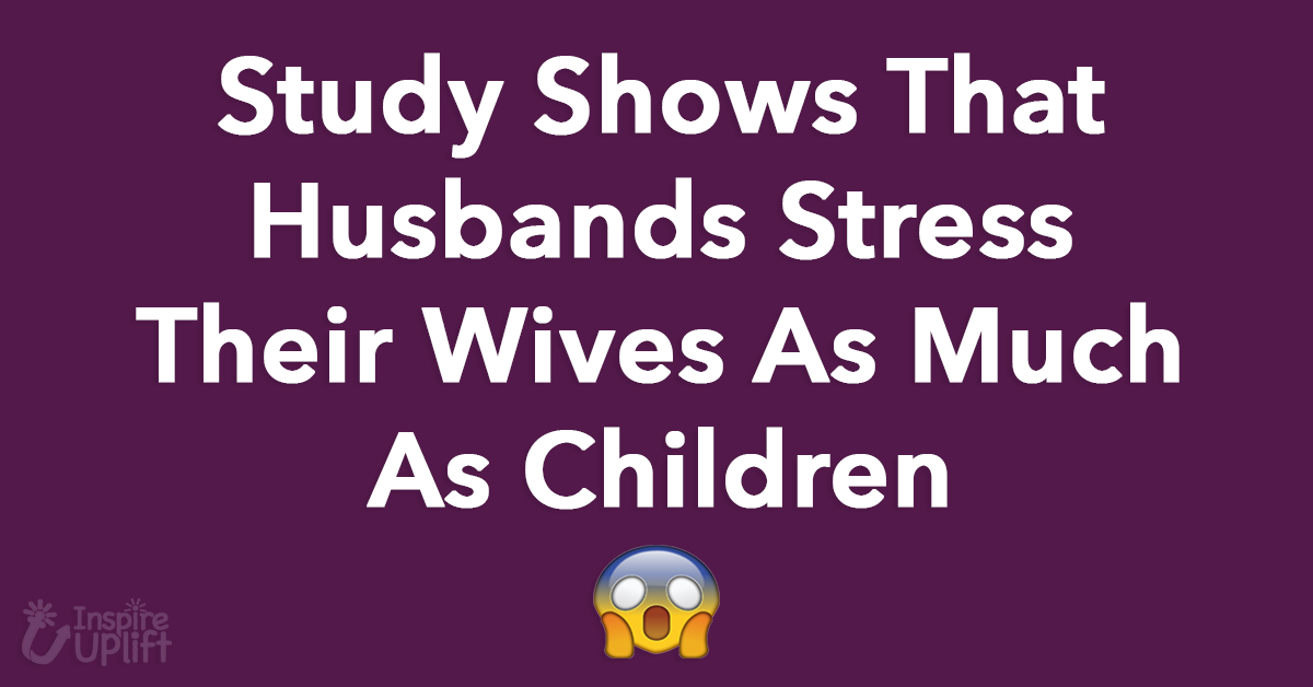 Study shows that husbands stress their wives as much as children