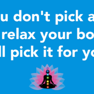 If you don't pick a day to relax your body will pick it for you.