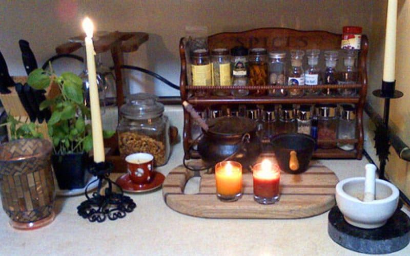 Kitchen Witch Altar