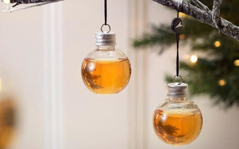 Holidays Booze Ornament Balls