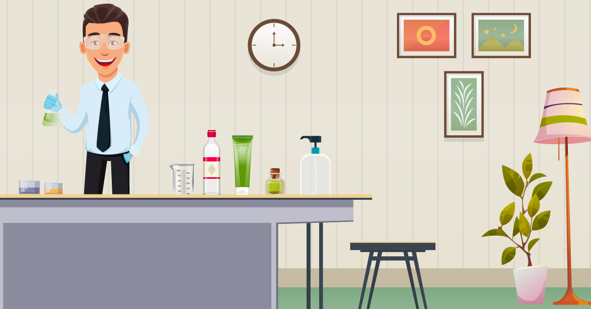 How to make homemade hand sanitizer