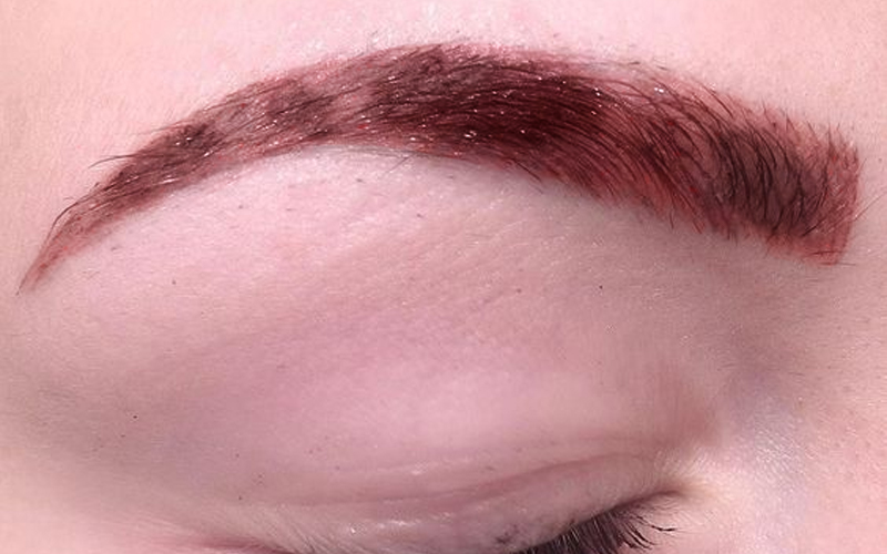 Microblading Skin wounded