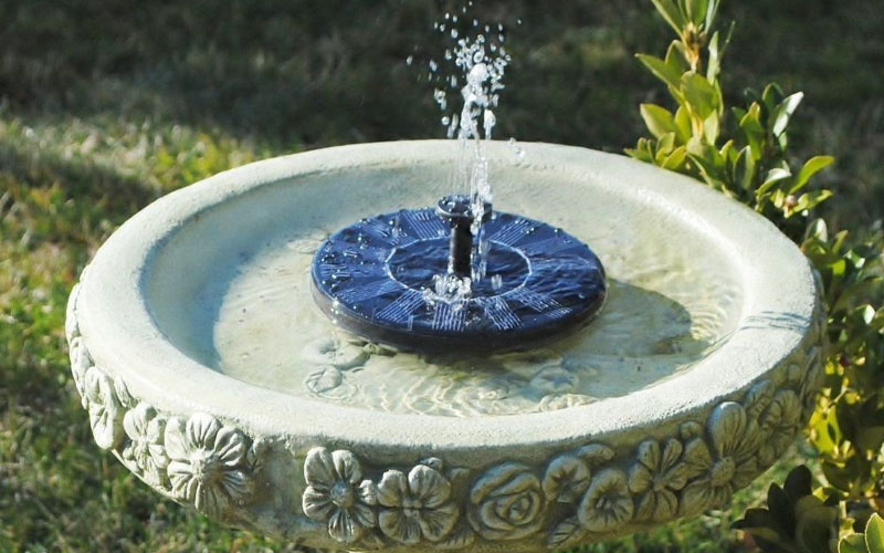 Solar Garden Fountain