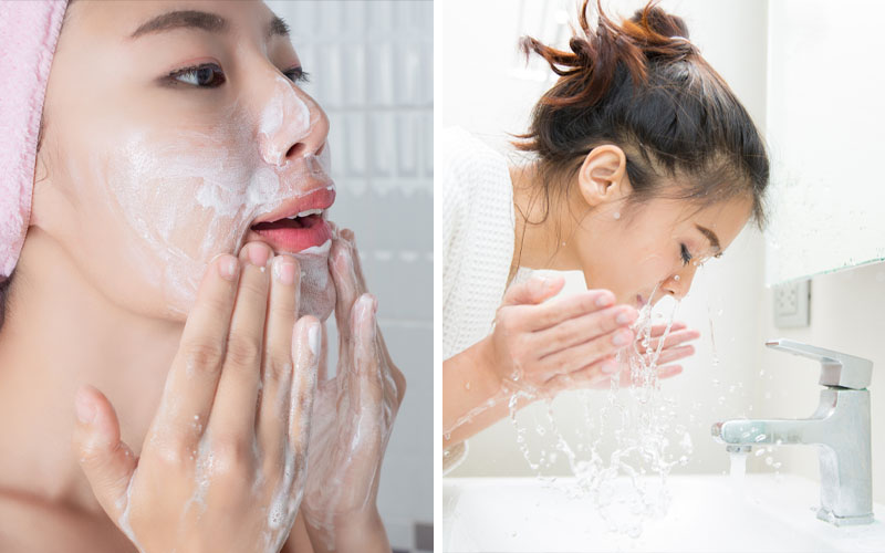 Taking care of skin cleansing and cleanliness