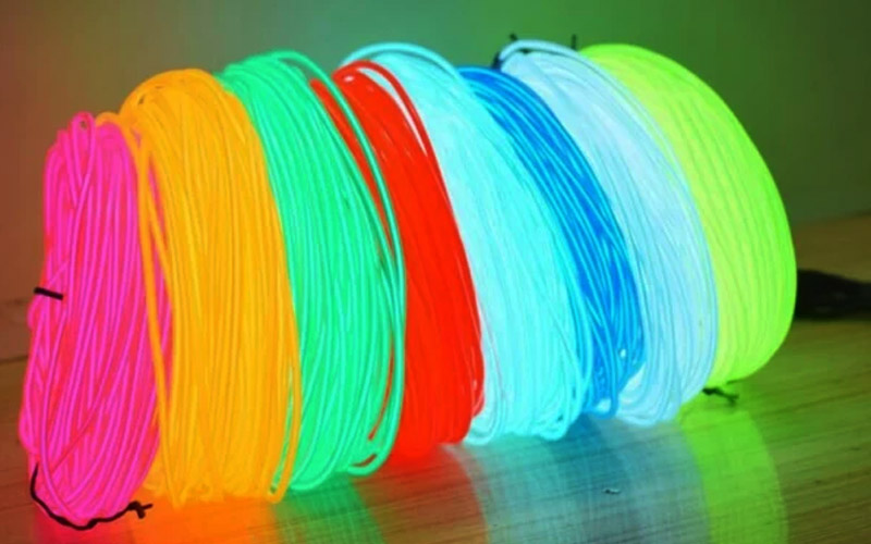 Flexible Multi-Colored Neon Wire LED Lights