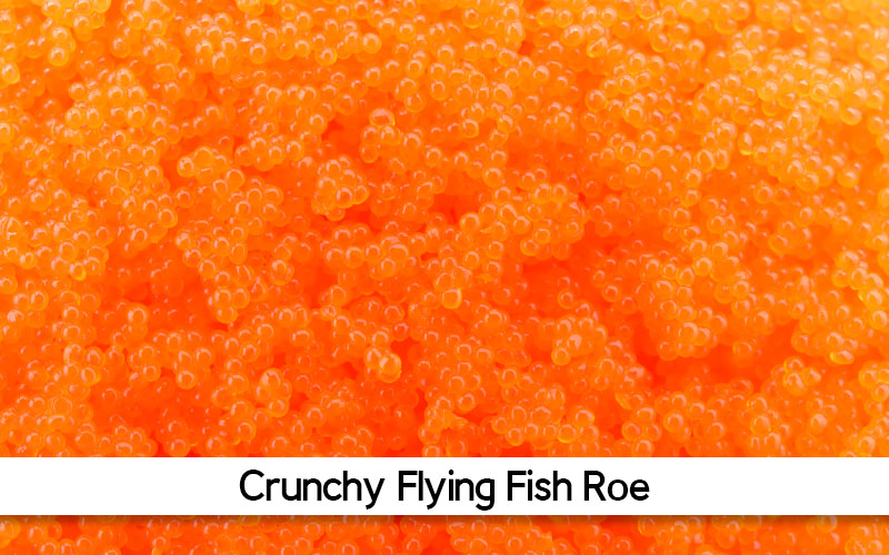 Tobiko flying fish roe