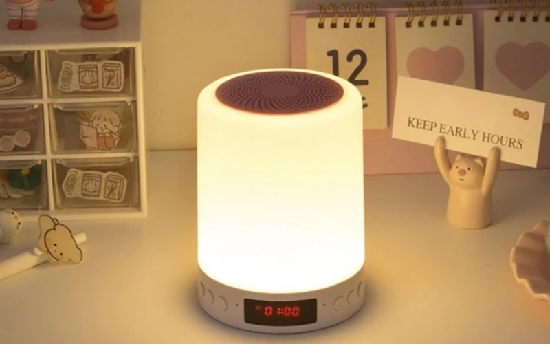 3-in-1 Bluetooth Touch Lamp Portable Speaker & Alarm