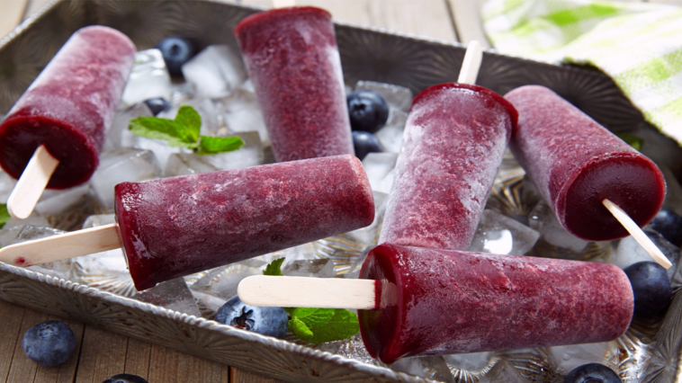 Sweet, Tart and Refreshing Elderberry Popsicles
