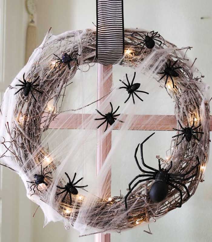 Elegant Halloween Wreaths