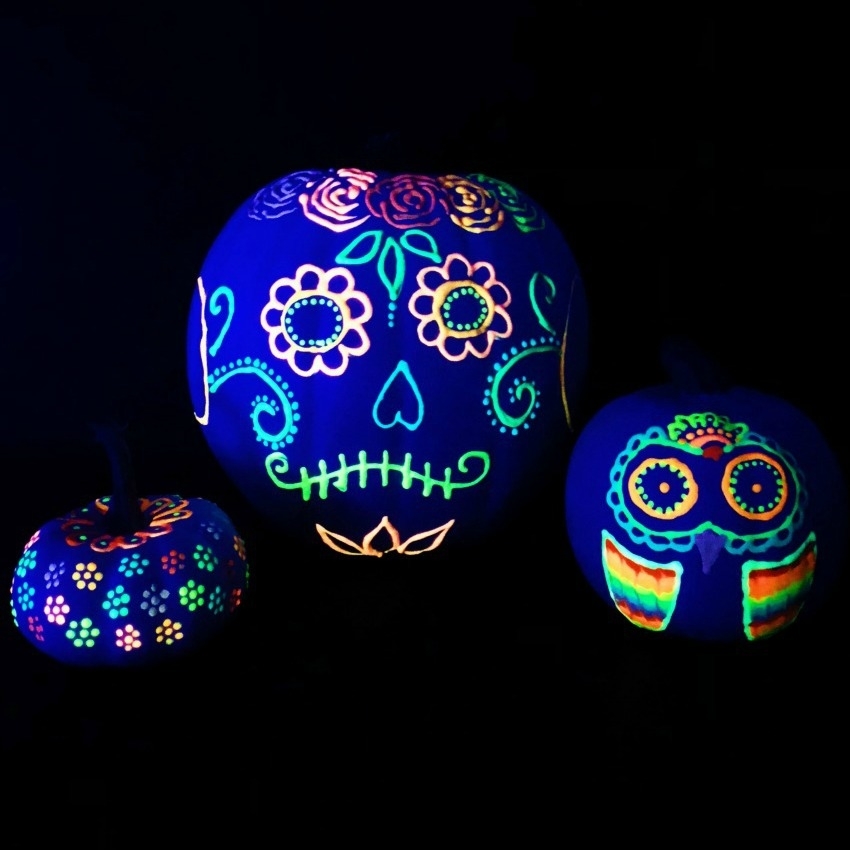 The glowing coco pumpkins