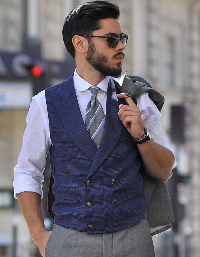 Double breasted waistcoat