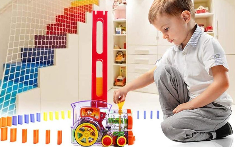 Automatic Domino Train Toy