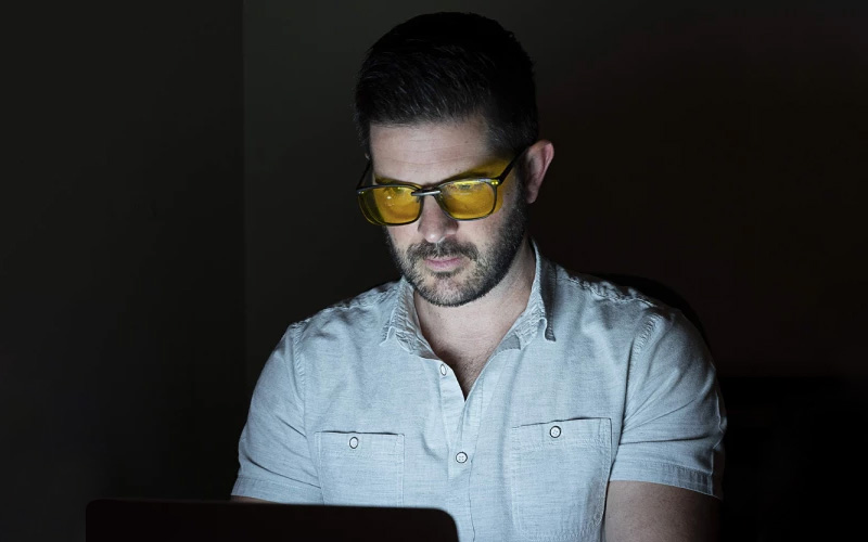 Blue Light Blocking Clip-On Computer Glasses