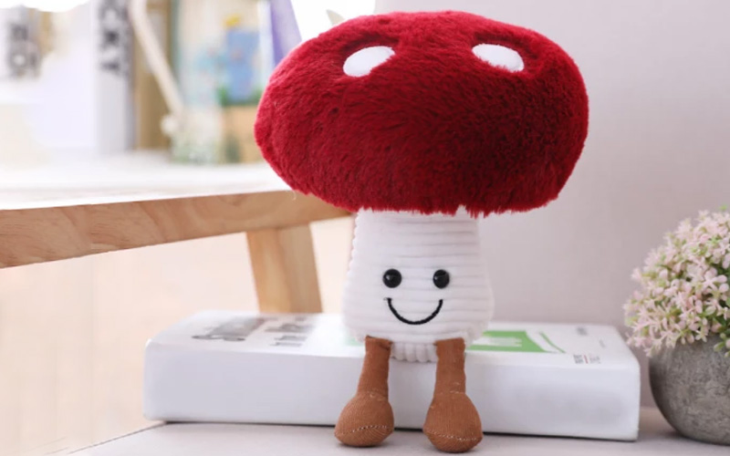 Cute Stuffed Mushroom Plush Toy For Kids & Adults