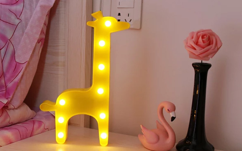 Kids Giraffe Night Light For Room Decoration