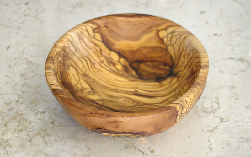 Olive Wood Serving Bowl