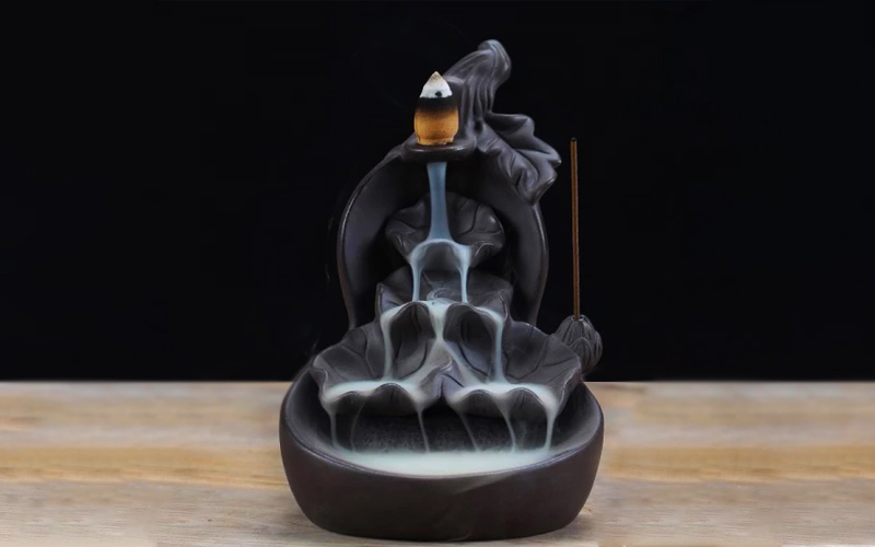 Mesmerizing Lotus Shaped Backflow Incense Fountain