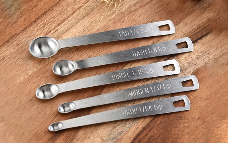 Labelled Mini Measuring Spoons Set of 5