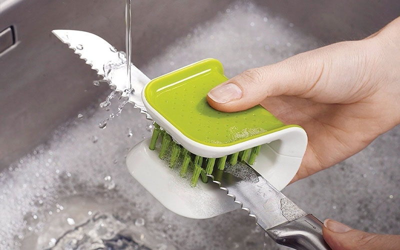 Scrub Brush for Knife & Cutlery