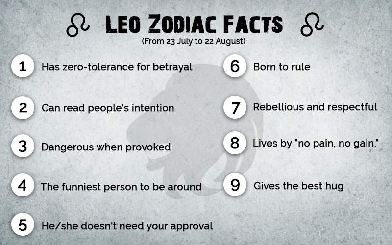 Leo Zodiac Facts 