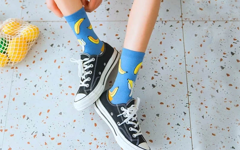 Unisex Funny Banana Socks