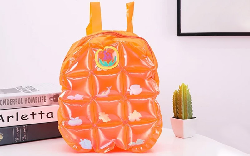 90s style Inflatable Bubble Blow Up Backpack