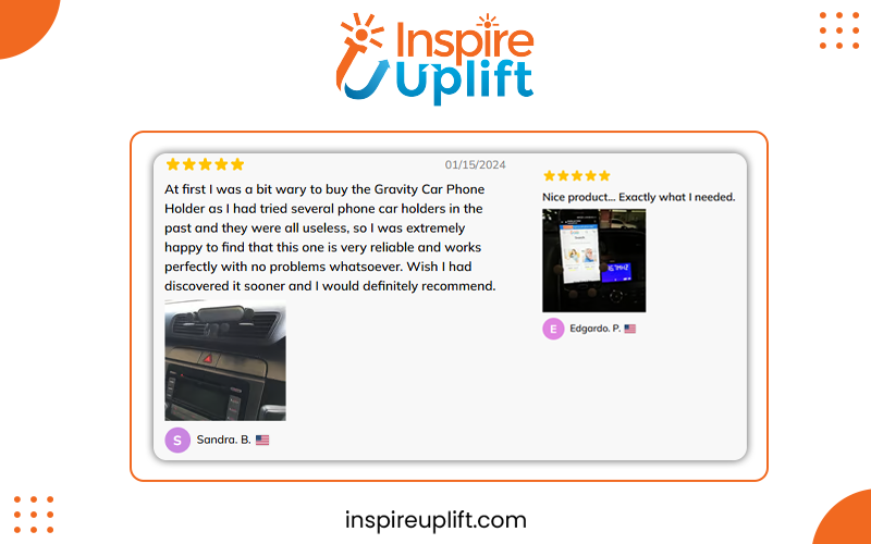 Gravity Car Phone Holder review image