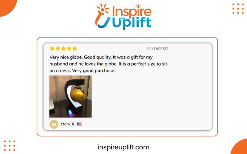 LED Floating Globe Lamp review image