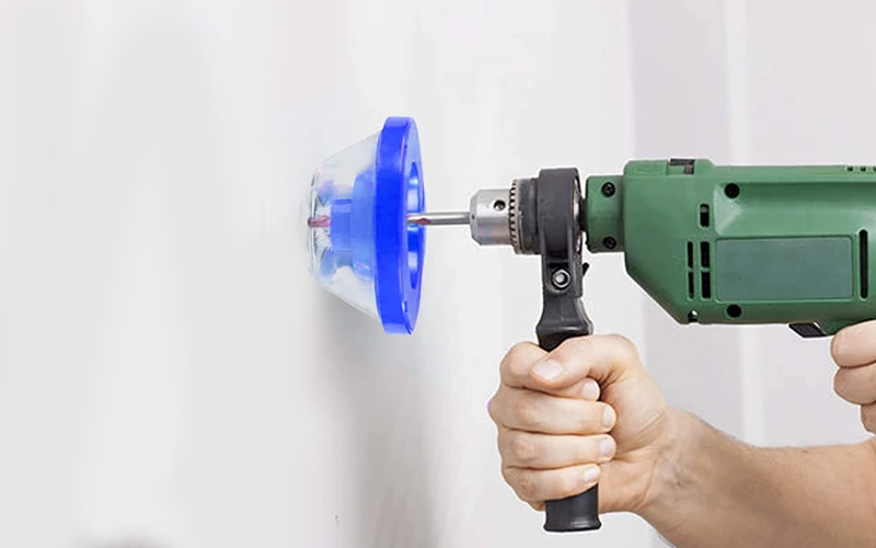 Removable Electric Drill Dust Collector Attachment