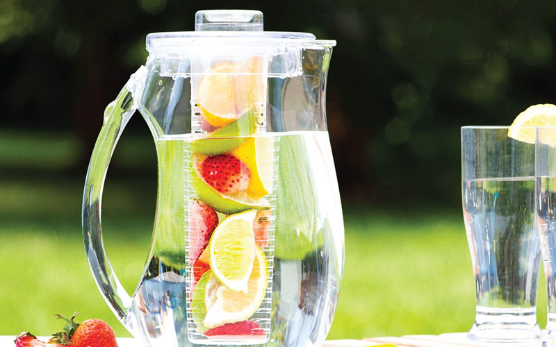 Crystal Clear Water Pitcher Fruits Infuser Crystal Clear Water Pitcher Fruits Infuser
