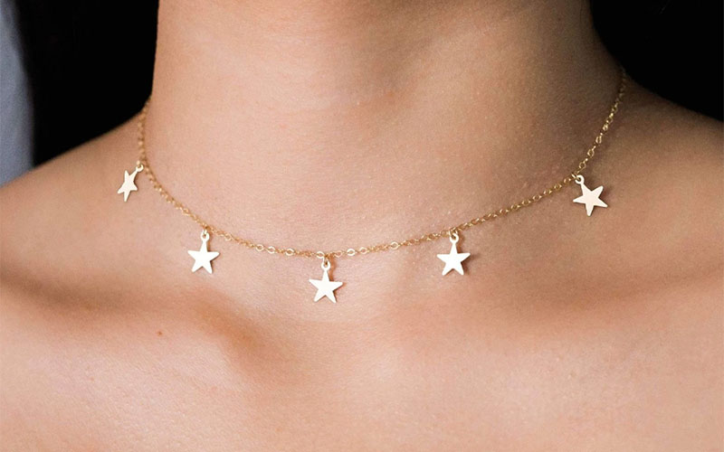 Dainty-Star-Necklace-Choker