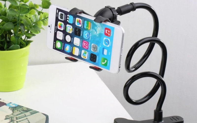 Flexible Phone Holder For Bed, Desks & Side Tables