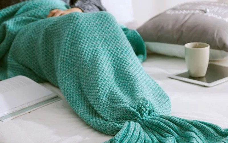 Handmade Mermaid Snuggle Blanket