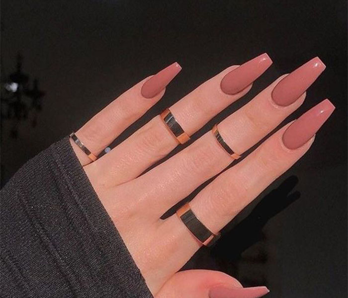 long Coffin Nails Idea 1