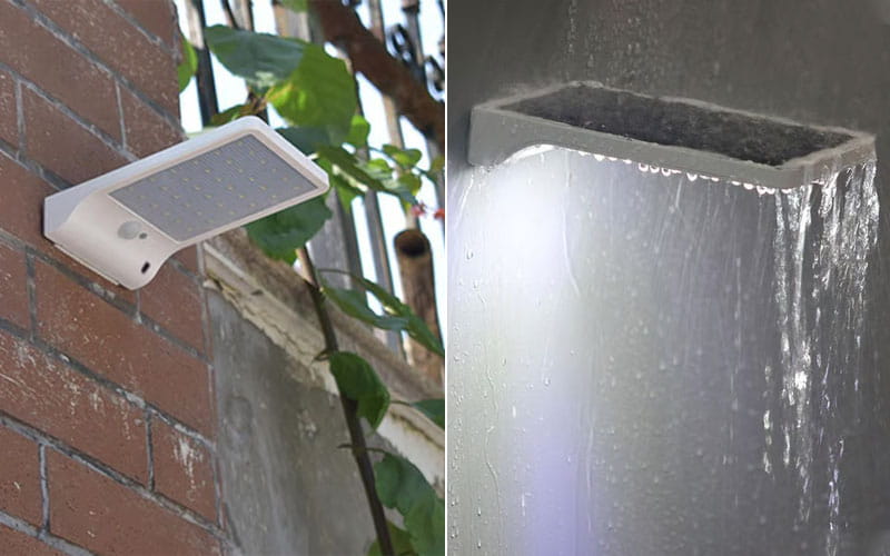 48 LEDs Solar Gutter Light