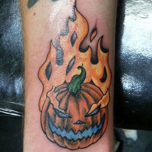 Fire Igniting Pumpkin