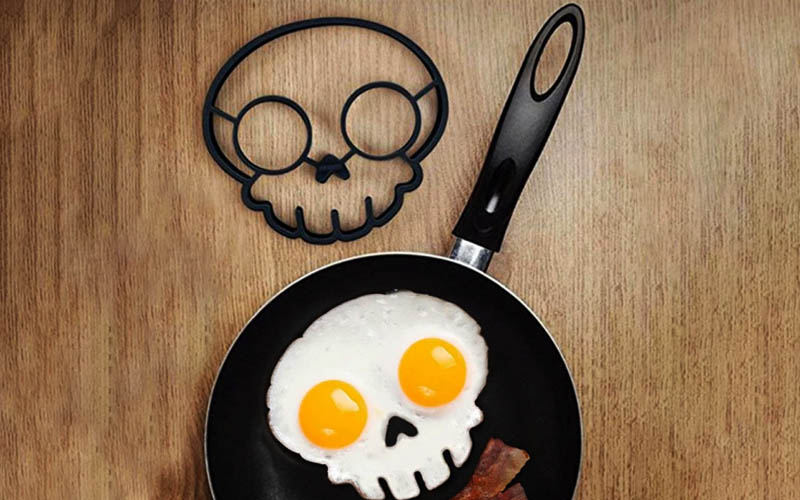 Food Grade Silicone Skull Shaped Egg Frying Mold