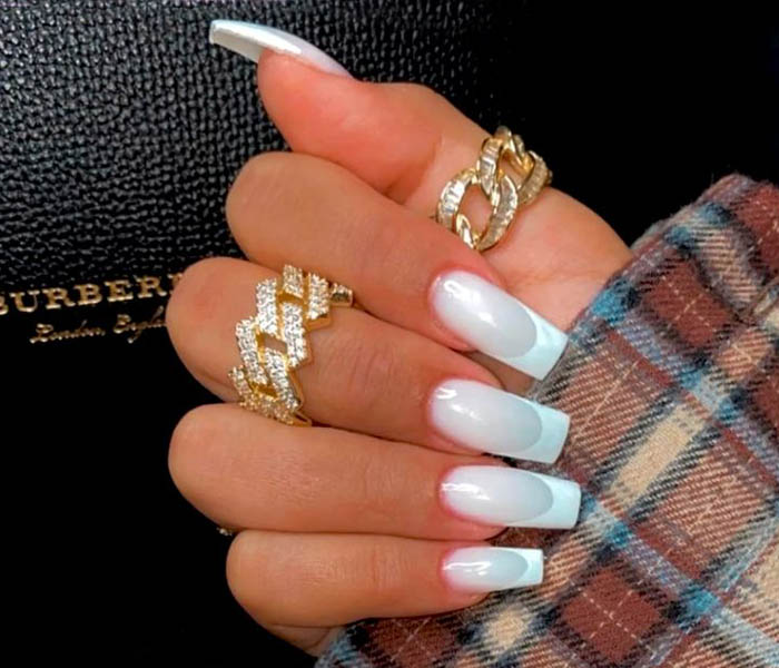 White Coffin Nails