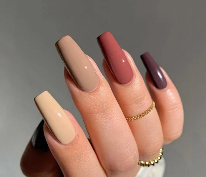 Fall Coffin Nails