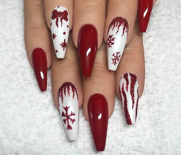 Christmas coffin nails