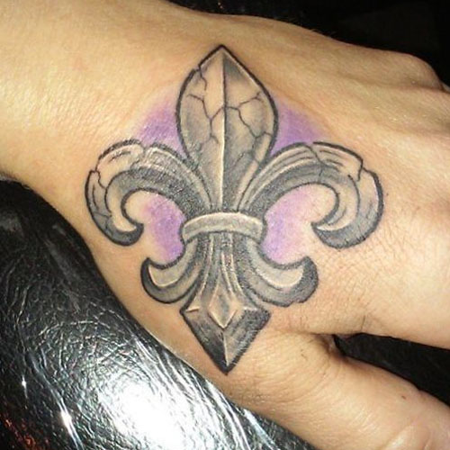 Lilac Saint Symbol On Hand